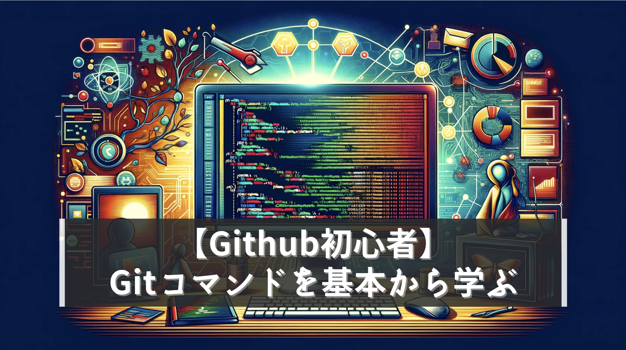 【Github初心者】Gitコマンドのよく使う使い方を基本から学ぶ